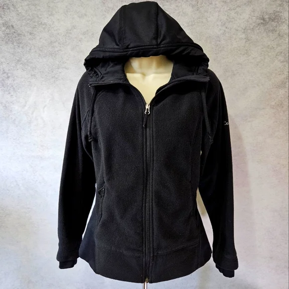 Vintage COLUMBIA SPORTSWEAR Black Full Zip Hoodie - Picture 2 of 12